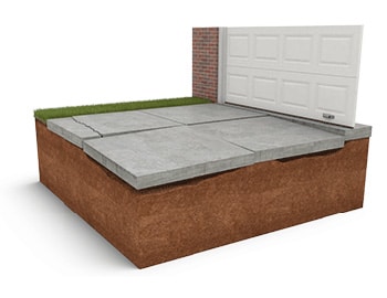 unlevelconcrete2 concrete leveling lifting and repair contractor